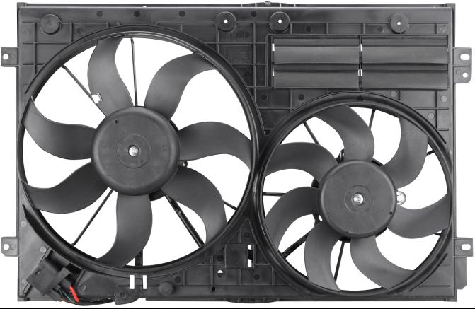 1TD121203B Radiator Cooling Fan Assembly for VW 